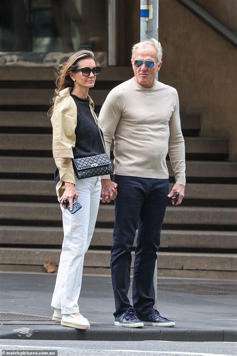 Legendary golfer Greg Norman steps out with his glamorous wife Kirsten Kutner in Melbourne ...