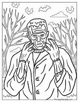 20 Frankenstein Coloring Pages Free PDF Printables sketch template