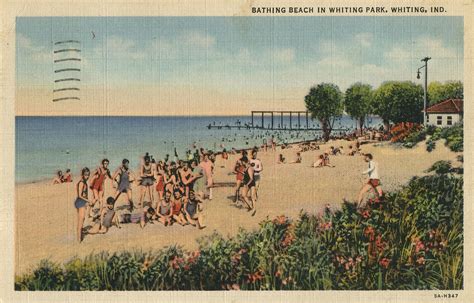 Bathing Beach in Whiting Park, 1935 - Whiting, Indiana | Flickr