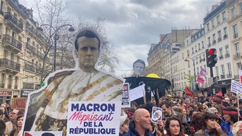 ‘Democracy at stake’: French protesters vent fury at Macron over ...