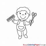 Hairdresser Coloring Pages At GetColoringscom  Free Printable sketch template