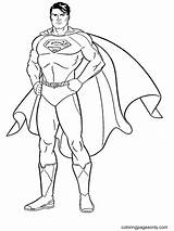 Superman Coloring Page  Free Printable Pages sketch template