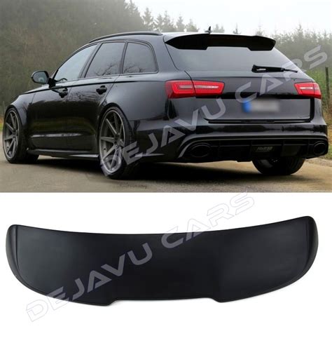 Audi RS6 C7 Avant 2011 2014 Rear Roof Spoiler Wing Add-on | ubicaciondepersonas.cdmx.gob.mx