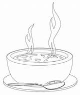 Free Soup Coloring Pages Download Png Images  sketch template