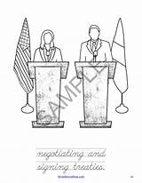 Branches Of US Government Coloring Book Level C  Made By Teachers sketch template