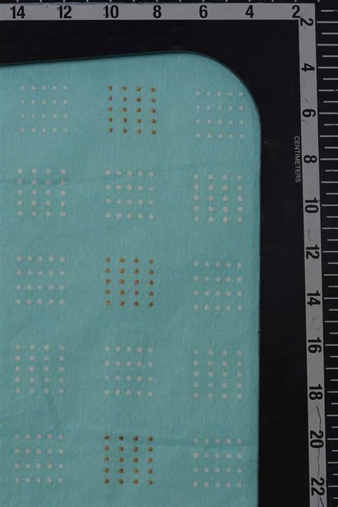 Dotted Square Pattern Screen Printed on Cotton Fabric – Saraaha