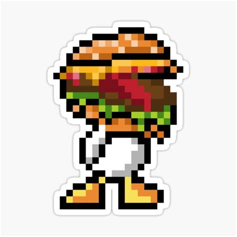 "Duck Game Burgers" Sticker by disambiguity | Redbubble