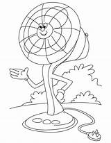 Electric Fan Coloring Pages At GetColoringscom  Free Printable sketch template
