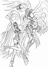 Angemon Et Angewomon By Valeriet654 On DeviantArt sketch template