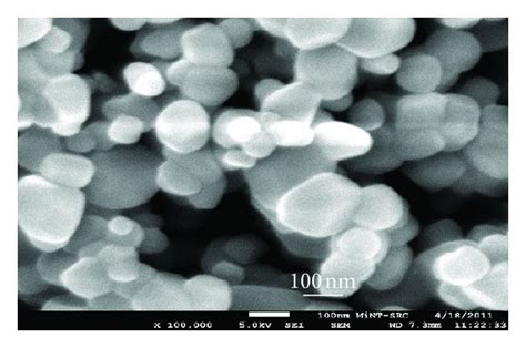 Metal oxide morphology with magnification for treated TiO2, (a) 2000 ...