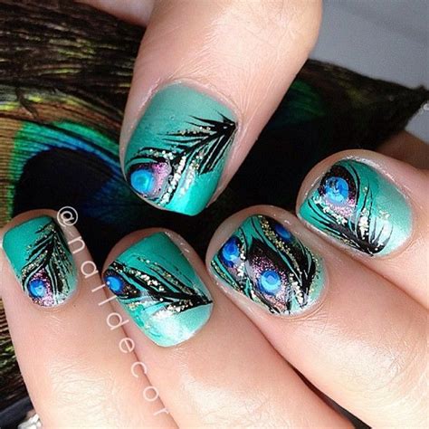 56 Best images peacock nail art | Best Pic | Peacock nail designs ...