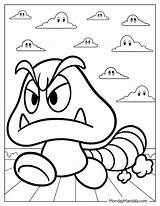 20 Goomba Coloring Pages Free PDF Printables  sketch template