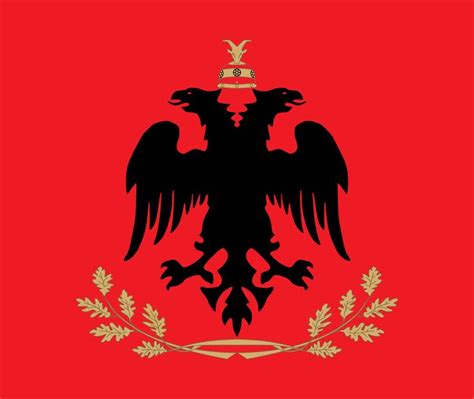 President of the Republic of Albania | Albanian flag, Flag art, Albania flag