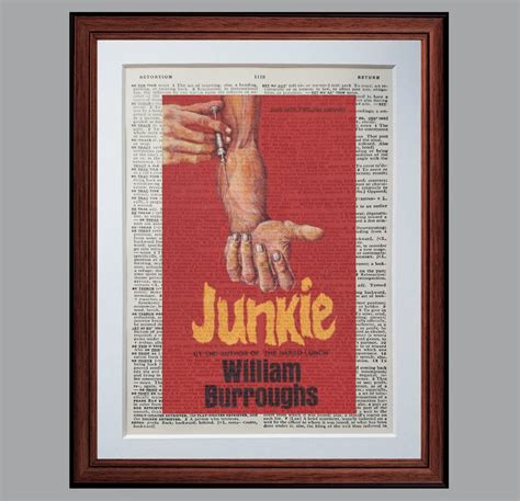 Junkie William Burroughs Book Cover Dictionary Art Print - Etsy