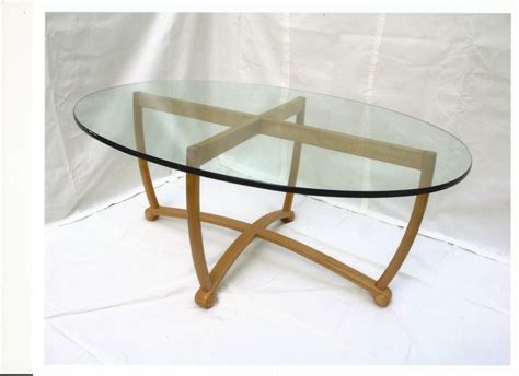 50 Photos Oval Shaped Glass Coffee Tables