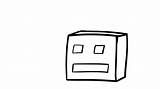 Block Geometry Dash Coloring Pages sketch template
