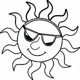 Sun Cartoon Coloring Pages sketch template