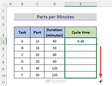 How to Calculate Cycle Time in Excel (7 Examples) - ExcelDemy