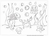 Printable Ocean Coloring Pages sketch template