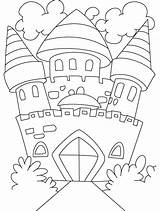 Mewarnai Gambar Istana sketch template