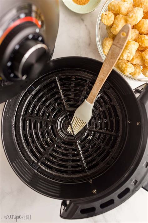 CRISPY Air Fryer Tater Tots (ready in a few minutes!) - The Recipe Rebel