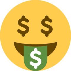 Money-Mouth Face on Twitter Twemoji 2.4