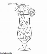 Drink Coloring Pages sketch template