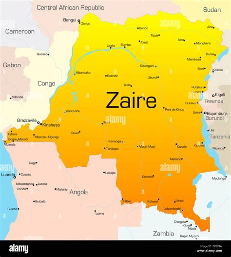 Mapa de zaire fotografías e imágenes de alta resolución - Alamy