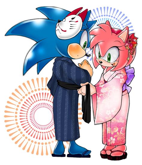 Sonic and Amy - Sonic and Amy Fan Art (30702621) - Fanpop