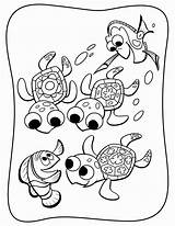 Finding Nemo Turtle Coloring Pages At GetColoringscom  Free printable sketch template