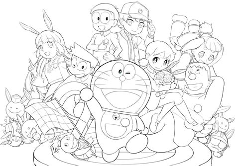 Doraemon Coloring Pages Games Kids