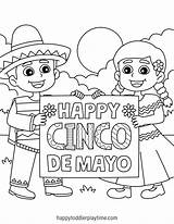 Free Cinco De Mayo Coloring Pages For Kids  Happy Toddler Playtime sketch template