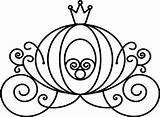 Cinderella Carriage Coloring Pages Sketch Page sketch template
