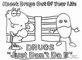 Drug Awareness Coloring Pages sketch template