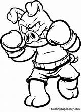 44 Boxing Coloring Pages  ColoringPagesOnlycom sketch template