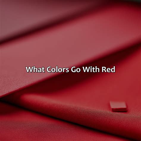 What Colors Go With Red - Branding Mates