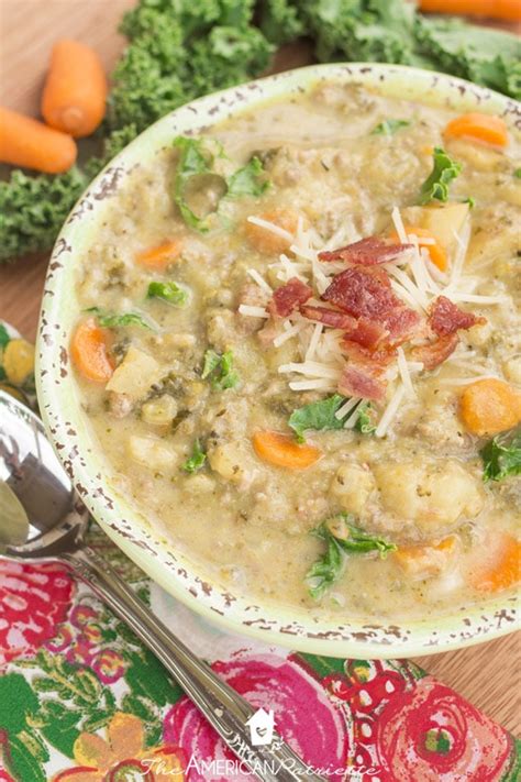 Instant Pot Hearty Potato & Vegetable Soup (Rivals Copycat Zuppa Toscana!)