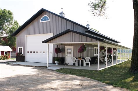 Residential pole buildings | Michigan Dutch Barns - Quality Built Buildings | Metal barn homes ...