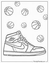 Basketball Coloring Page Free PDF Printables  Home sketch template