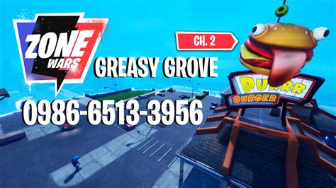 Greasy Grove // Zone Wars v1.0 [hamoween] – Fortnite Creative Map Code