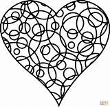 Patterned Heart coloring page  Free Printable Coloring Pages sketch template