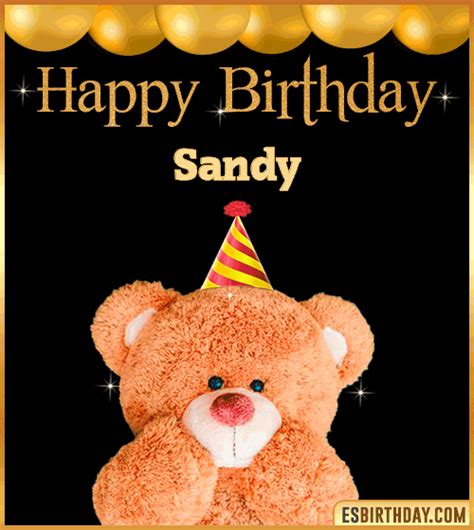 Happy Birthday Sandy GIF 🎂 Images Animated Wishes【28 GiFs】