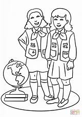 Girl Scout Coloring Pages & Books  100% FREE And Printable sketch template
