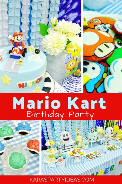 Kara's Party Ideas Mario Kart Birthday Party | Kara's Party Ideas