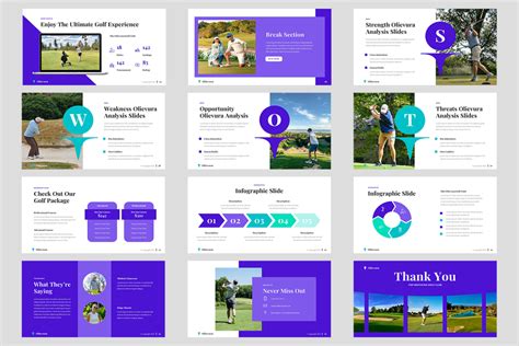 Olievura - Golf Club & Sport Google Slides Template | Nulivo Market