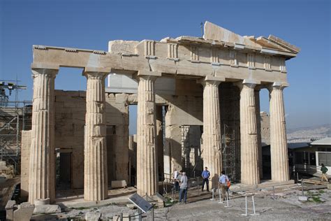 Propylaea, Athenian Acropolis (Illustration) - Ancient History Encyclopedia