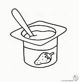 Yogurt Coloring Pages sketch template