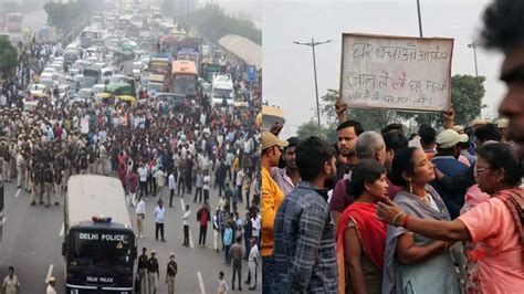 Court Order to Demolish 800 Houses in Burari Delhi Residents Protest ...