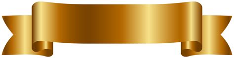 Golden Banner Free PNG Clip Art Image | Gallery Yopriceville - High-Quality Images and ...