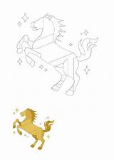Free Horse Templates To Edit Online sketch template